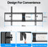 MOUNTUP TV Wall Mount for Most 37-86" TVs, Tilting Bracket with Level Adjustment, Max VESA 800x400mm, 120 LBS