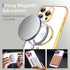 Misscase Gold iPhone 14 Pro MagSafe Case with Camera Lens Protector, Full Protection Clear Magnetic Anti-Scratch Cover
