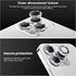 Tensea Camera Lens Protector for iPhone 13 Pro & Pro Max - 9H Tempered Glass, Metal Ring, 2021 Models.