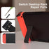 Kickstand Stand Replacement Repair Parts, Back Shell Holder Tool Kit Compatible with Switch Console, Transparent