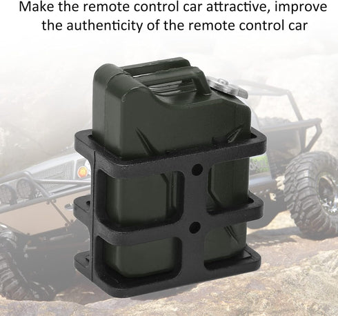 Culnflun SCX10 1/8 1/10 RC Rock Crawler Simulation Decoration Accessory, Plastic Mini Fuel Tank for Scale RC Rock