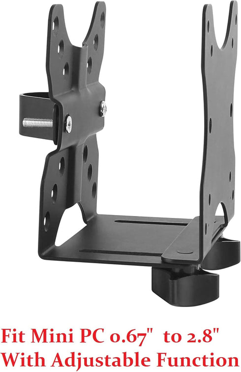 Mount Plus MP-CPB-1 Thin Client Mount - VESA Mount for Mac Mini, Intel NUC, Game Console to Save Space by Mounting to
