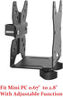 Mount Plus MP-CPB-1 Thin Client Mount - VESA Mount for Mac Mini, Intel NUC, Game Console to Save Space by Mounting to
