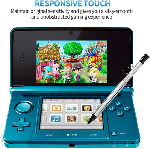 Generic 3DS 4 1 Set 3DS Stylus Pen, in Metal Retractable Replacement Stylus Touch Styli Pen with USB Charging Cable