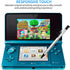Generic 3DS 4 1 Set 3DS Stylus Pen, in Metal Retractable Replacement Stylus Touch Styli Pen with USB Charging Cable