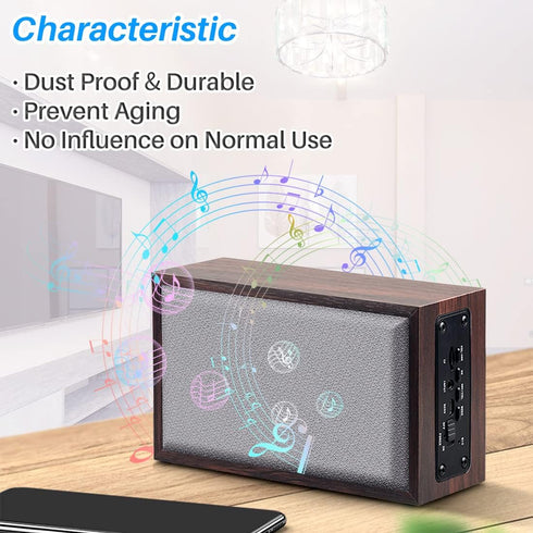 Kalevel Brown Speaker Cloth Stereo Mesh Fabric Protective Speaker Cloth Grill Cloth Repair Adhesive for Speaker Repair Home Speakers