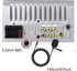 NHOPEEW 3.5mm Car Microphone - Universal Portable 5ft Lavalier Clip Mic for Vehicle Head Unit Bluetooth Radio