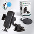 Bestrix Phone Car Holder for Dash & Windshield, Compatible with iPhone & Galaxy Smartphones