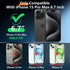 Red2Fire Clear Case for iPhone 15 Pro Max - Shockproof Slim Case, Non Yellowing, with 2Pcs Tempered Glass Camera &