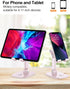 OCYCLONE Cell Phone Stand, Angle Height Adjustable Holder for Desk, Compatible with iPhone 15/14/13/11/12/iPad/Kindle