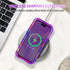 Casetego 17 17 6.3 inch,Purple for iPhone Case,Three Layer Heavy Duty Sturdy Shockproof Protection Full Rugged Hard