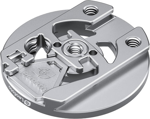 LEOFOTO PM-01 1/4" 3/8" Magnetic Plate for Phones, Phone Stand with Hidden Tool, and Screw Hole, ARRI and Arca