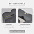 1 Pack Battery Replacement - For Video Ring-Doorbell Camera 1/2/3/4, Rechargeable Upgraded Cam Batteries (2nd & 3rd Gen)