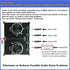 SOLUPEAK 3.5mm 4 1 1/8" AUX Cable Switcher, Input Output, AUX Source Stereo Splitter, Audio Selector Box, Signal Switch