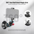 Neewer 3" Suction Cup Camera Mount Bracket with Ball Head, Quick Release Car Mount with Phone Holder