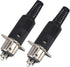 DIN 6 Pin Male Plug Solder Connector + Female Adapter Recessed Socket Panel Mount AV Adapter Set of 2