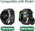 Compatible with TOZO S3 Smart Watch Bands, Breathable Soft Silicone Sport Band with Magnetic Butterfly Clousure Replacemet Straps Compatible with TOZO S3, S5 Smart Watch