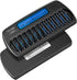 CITYORK 12 1.2V Bay AA AAA Battery Charger with Refresh Function, Smart LCD Display Battery Charger for Ni-MH/Ni-CD AA
