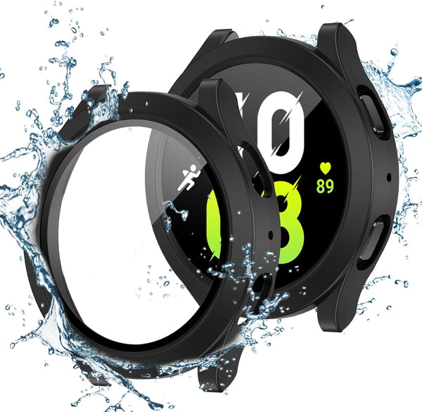 Tensea Waterproof Screen Protector Case for Samsung Galaxy Watch FE 2024 & 5 2022 & 4 2021 - 40mm