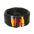 Cables Direct Online 50FT Black Premade BNC Video Power Cable Extension Wire