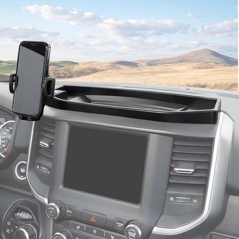 Voodonala Center Dash Phone Holder for Dodge RAM 1500 2018-2023, Compatible with Dodge RAM 1500 2018+, Interior Dash