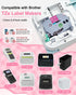 5P TZe-MQP35 G35 F31 E31 MQ531 12mm 0.47 PTD210 PTD400 PTP300BT Compatible with Brother P Touch Label Tape TZ Tape
