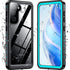 Temdan Waterproof Case for Samsung Galaxy S21, Built-in Screen Protector, 360 Full Body Shockproof, Teal