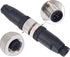 M12 5 Pin Male & Female Socket Panel – 12mm Industrial Circular Connector, Outdoor Waterproof IP67, 4 Sets