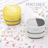 ODISTAR Desktop Vacuum Cleaner, Mini Table Dust Sweeper, Cordless & 360º Rotatable Design for Keyboard/Home/Office
