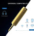 DIGITNOW Headphone Adapter 6.35mm (1/4 Inch) Male to 3.5mm (1/8 Inch) Female, Audio Stereo TRS Converter (4-Pack)