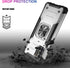 IKAZZ for Galaxy A51 4G Case with Screen Protector, Dual Layer Anti-Slip Rugged Protective Cover with Kickstand
