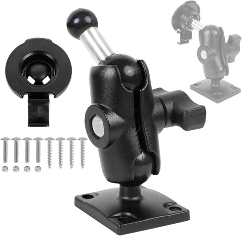 FPN Aluminum Heavy-Duty GPS Mount with AMPS Square Plate Base for Garmin, Replacement