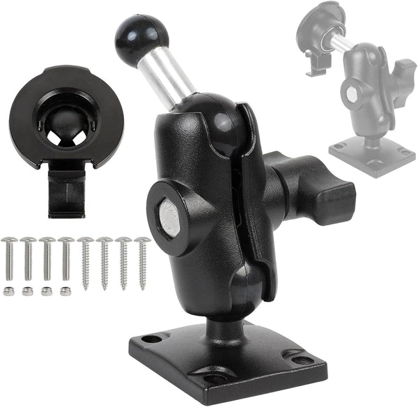 FPN Aluminum Heavy-Duty GPS Mount with AMPS Square Plate Base for Garmin, Replacement