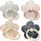Geettcaifu 4 Pcs Cell Phone Ring Holder Flower,360 Rotate and 180Angle Adjustable Metal