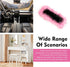 Foelony 5.71" 11.6" Car Dashboard Anti-Slip Pad, Pink Feather Car Magic Dashboard Decor Mat, x Multifunctional Sticky