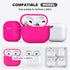 R-fun Compatible with AirPods 3 Case Cover, Silicone Protective Skin with Keychain for Apple AirPod 3rd Generation