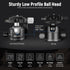 NEEWER Low Profile Camera Tripod Ball Head, 36mm Metal Panorama Head Compatible with Arca 1/4” Quick Release Plate