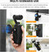 Pocket 3 Magnetic Mount, Magnet Bracket Expansion Adapter Holder with Cold Shoe for Car, Railings, Refrigerators, DJI