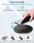 Wireless Charger for Samsung Galaxy S23/S22/S21/S20/S10/S9/S8/Note, 15W Wireless Charging Pad with USB-C