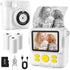 Instant Print Camera for Kids with 3 Rolls Printer Paper, 1080P Toddler Digital Camera Toys, 32GB SD Card, White