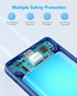 Charmast Portable Charger with Built-in Cables, 10000mAh USB C Power Bank, Fast Charging 15W, Slim External Battery Pack