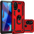 Moto G Pure Case with HD Screen Protector, Military Grade 16ft Drop Tested Cover with Magnetic Kickstand Car Mount