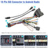 44Pin Orlando,16Pin Radio Wiring Harness Kit Replacement for Chevrolet Malibu Trax Cruze Aveo ISO Android Stereo