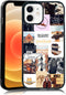 Western Country Music Artist Collage Phone Case for iPhone 12 Mini, TPU Shockproof Cowboy Boots Hat Cover Gift