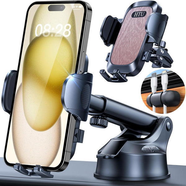2024 Ultimate Car Phone Mount, 80+LBS Strongest Suction & Military-Grade, Cell Phone Holder Truck Stand for Dashboard