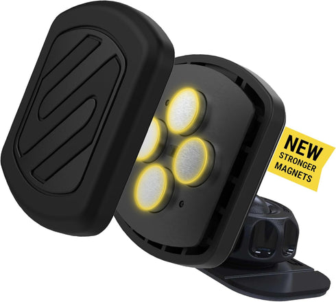Scosche MXDM Extra Strong MagicMount Magnetic Phone Holder for Car Dashboard, Compatible with All Devices