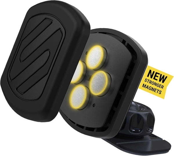 Scosche MXDM Extra Strong MagicMount Magnetic Phone Holder for Car Dashboard, Compatible with All Devices