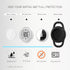 QR Code Airtag Holder - Waterproof Full Body Protection Anti-Lost Case for Dog, Cat, Collar, Backpack (Black, Small)
