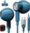 USB C Wired Headphones with Mic for iPhone 15 Plus, Hi-Fi Type C Earbuds for iPad Air, Galaxy S24 Ultra