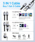 USB Type C to Lightning Cable Fast Charging, Apple MFi Certified 2Pack 6ft iPhone Charger Cable